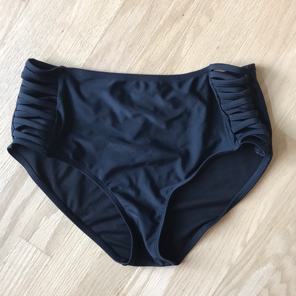 high waisted bikini bottoms